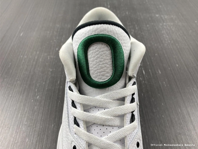 Official Maikesneakers White Oregon Jordan 3 Retro Crew 594282233 Pit Ducks 0808